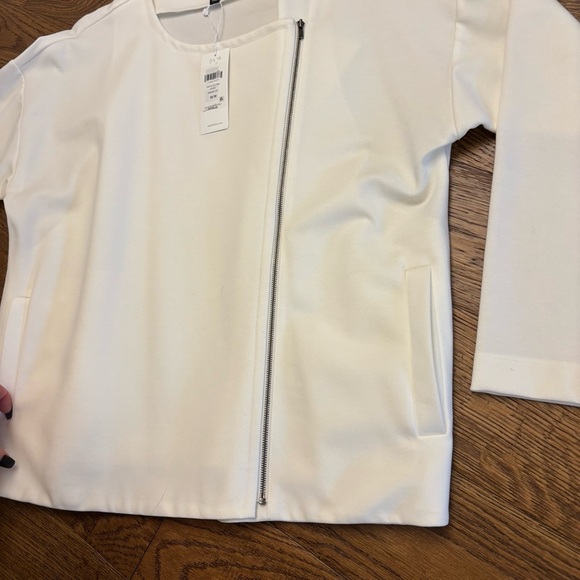 Eileen Fisher Flex Tencel Ponte Round Neck Jacket - Picture 5 of 8